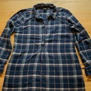 Patagonia flannel dress.